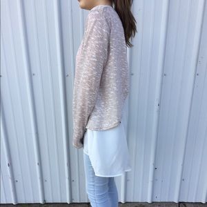 Double stacked long sleeved shirt.